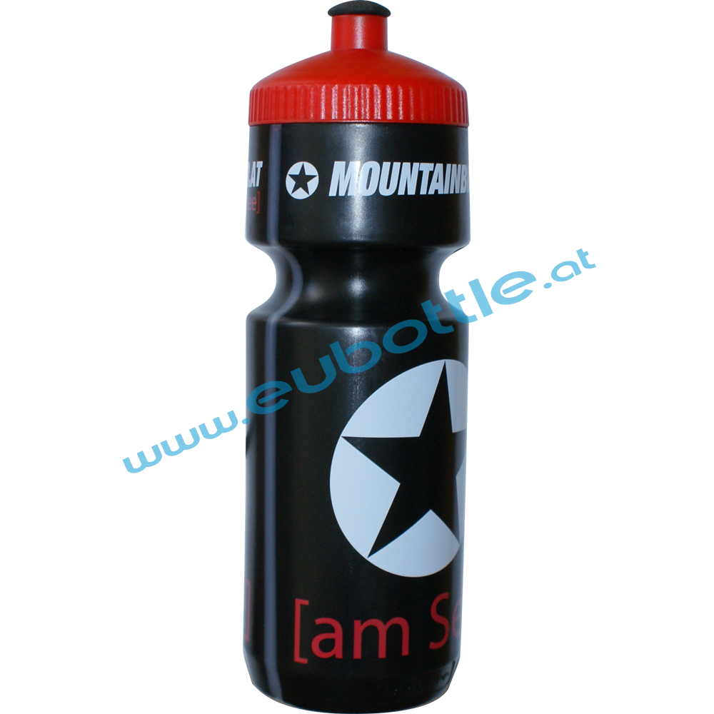 EU Bottle BigMouth 750ml black - Mountainbiker