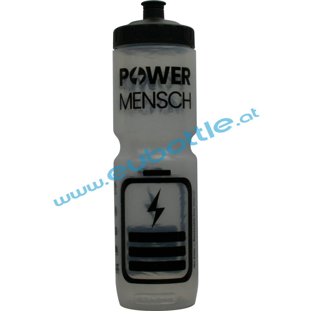 EU Bottle MAX 1000ml clear - Powermensch ( C&P Bauer )