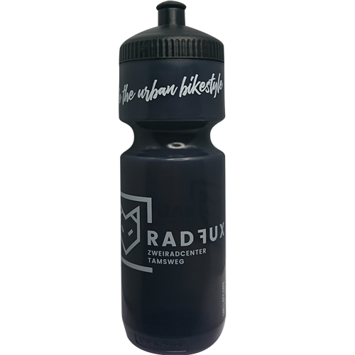 EU Bottle BigMouth 750ml clear-black - Radfux